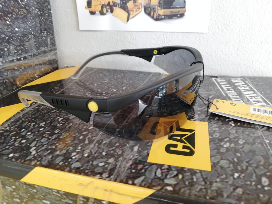 Lentes de Seguridad Cat Digger 104 Protección UV Negro - KATZER