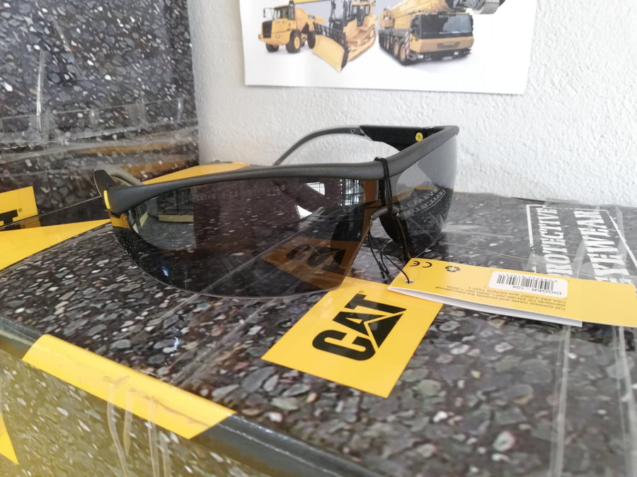 Lentes de Seguridad Cat Digger 104 Protección UV Negro - KATZER