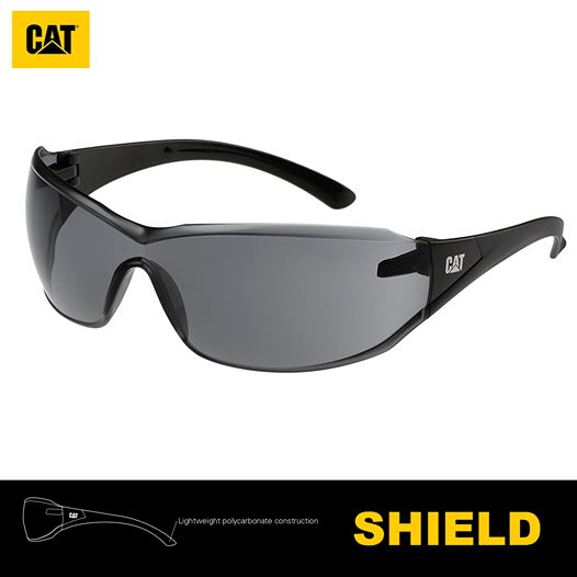 Lentes de Seguridad Cat Shield 104 Protección UV Negro - KATZER