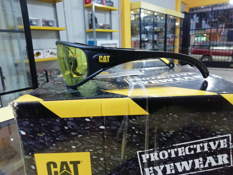 Lentes de Seguridad Cat Tread 112 Protección UV Amarillo - KATZER