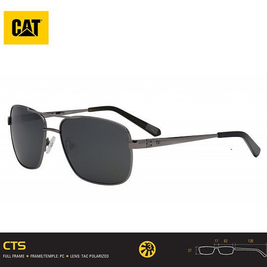 Lentes De Sol Aerator 205P Lunas Negras Polarizadas - KATZER