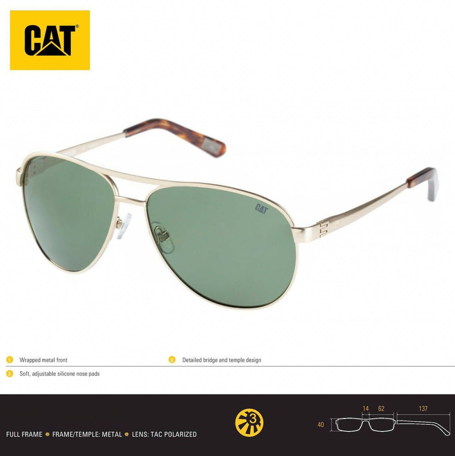 Lentes De Sol Armature 001P Lunas Verdes Polarizadas - KATZER