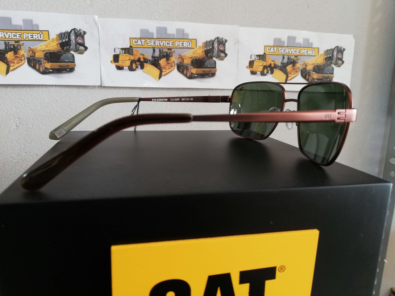 Lentes De Sol Cat Aerator 003P Lunas Verdes Polarizadas - KATZER