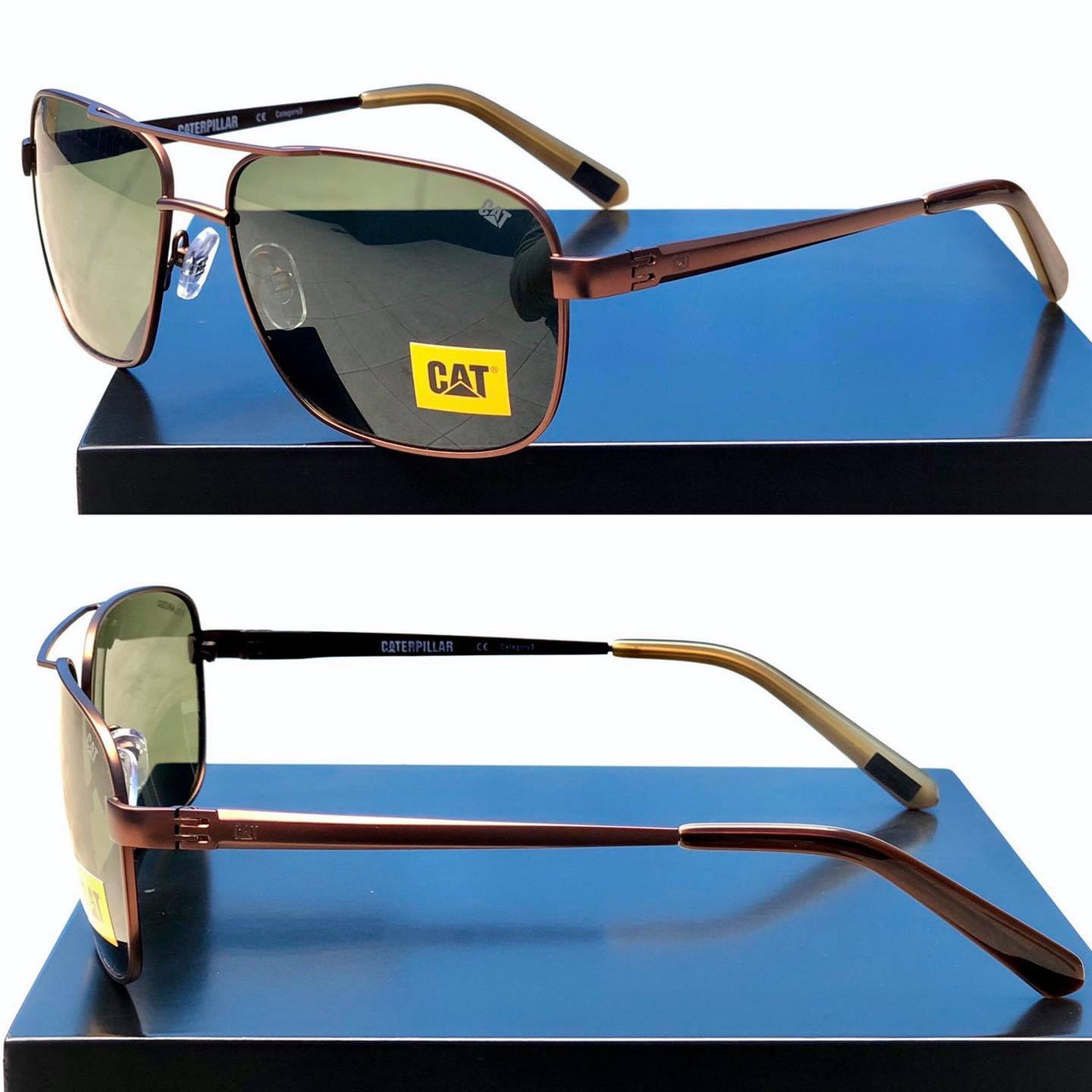 Lentes De Sol Cat Aerator 003P Lunas Verdes Polarizadas - KATZER