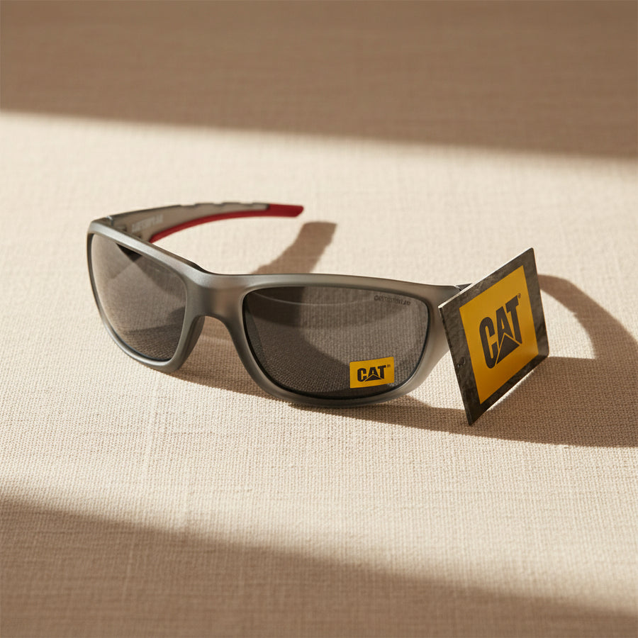 Lentes De Sol Cat CTS Coffer 108P Lunas Gris Mate Polarizadas - KATZER