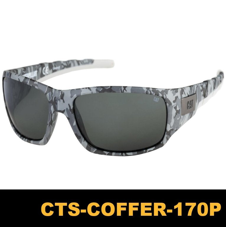 Lentes De Sol Cat CTS Coffer 170P Lunas Negro Mate Polarizadas - KATZER