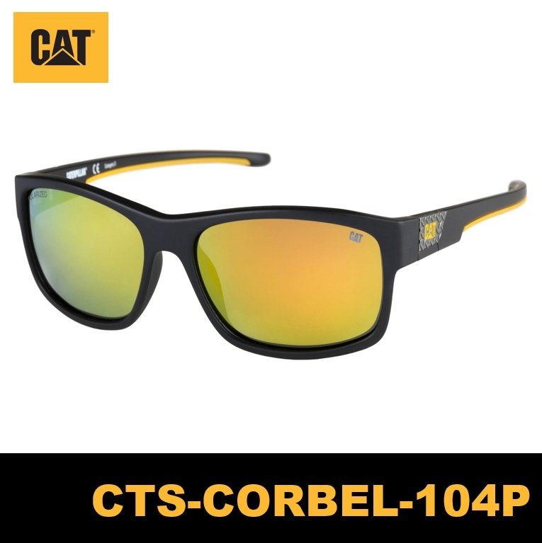Lentes De Sol Cat CTS-CORBEL-104P Lunas Amarillo Polarizadas - KATZER