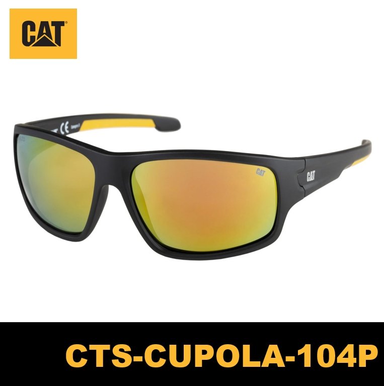 Lentes De Sol Cat CTS-CUPOLA-104P Lunas Amarillo Polarizadas - KATZER