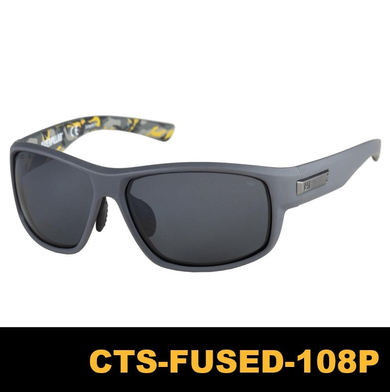 Lentes De Sol Cat CTS Fused 108P Lunas Negro Mate Polarizadas - KATZER