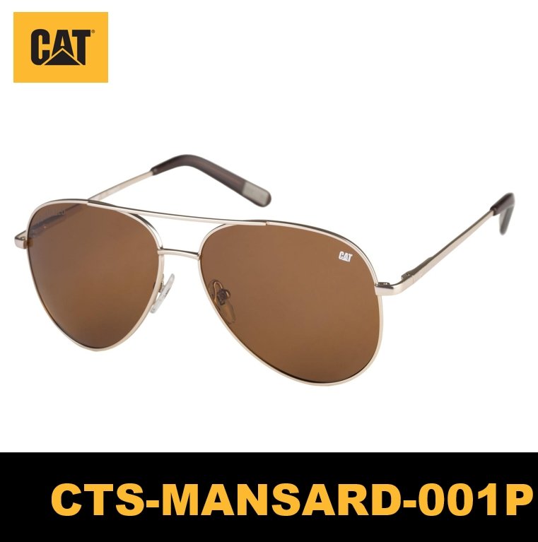 Lentes De Sol Cat CTS-MANSARD-001P Lunas Marrones Polarizadas - KATZER
