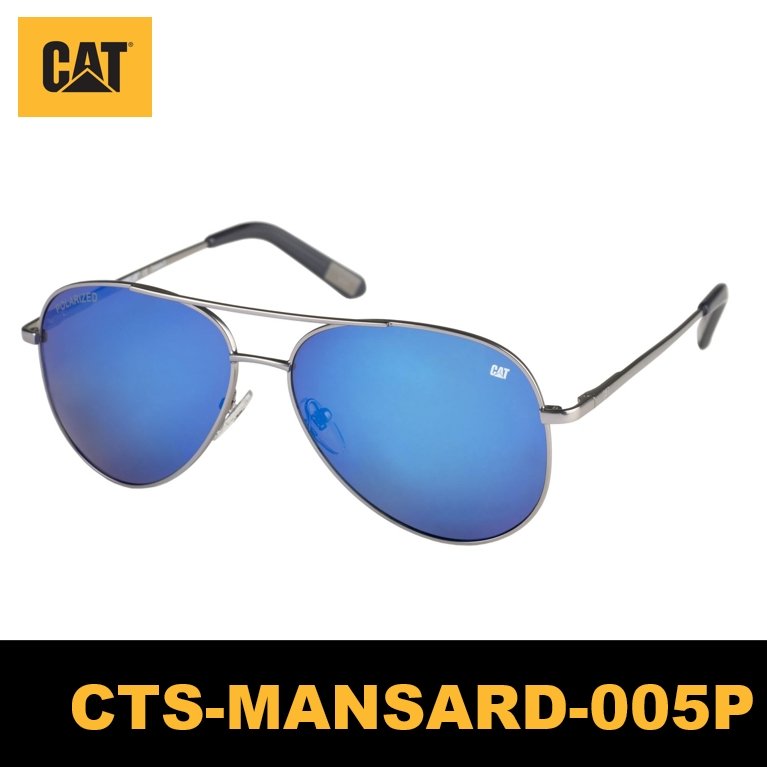 Lentes De Sol Cat CTS-MANSARD-005P Lunas Azules Polarizadas - KATZER