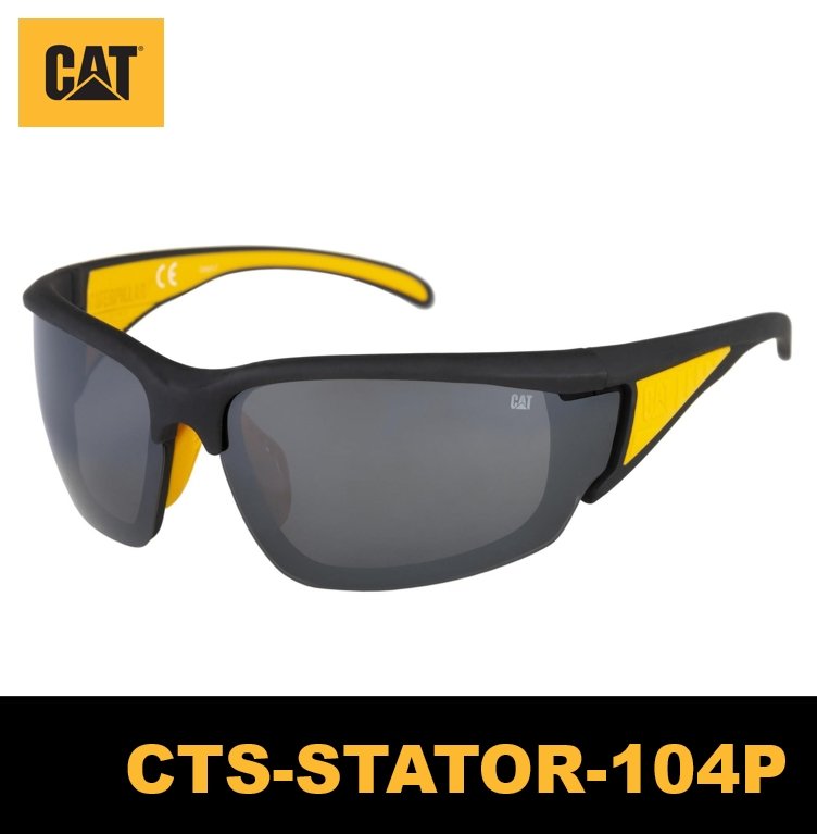Lentes De Sol Cat CTS-STATOR-104P Lunas Negro Polarizadas - KATZER