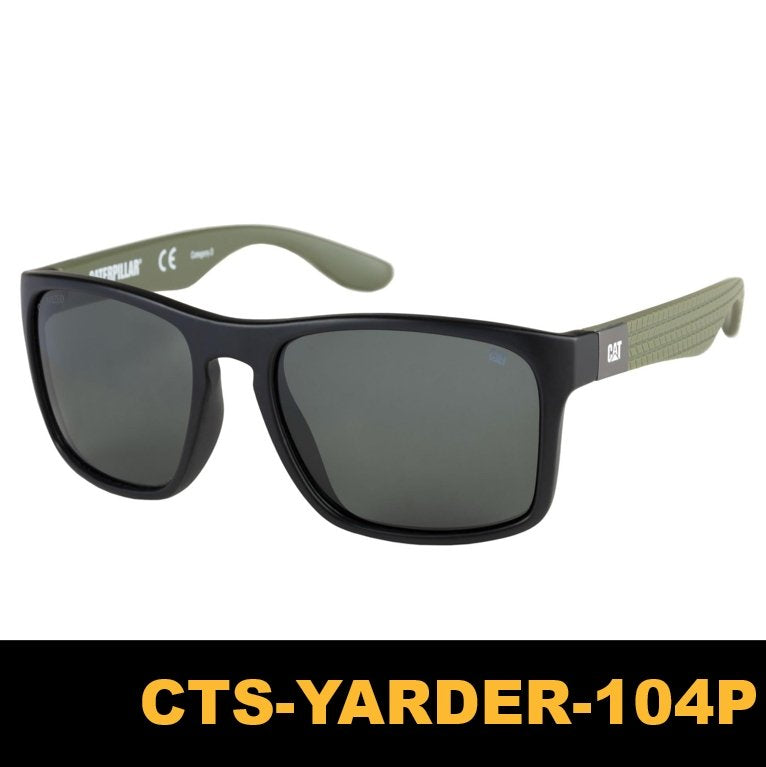 Lentes De Sol Cat CTS-YARDER-104P Lunas Negro Polarizado - KATZER
