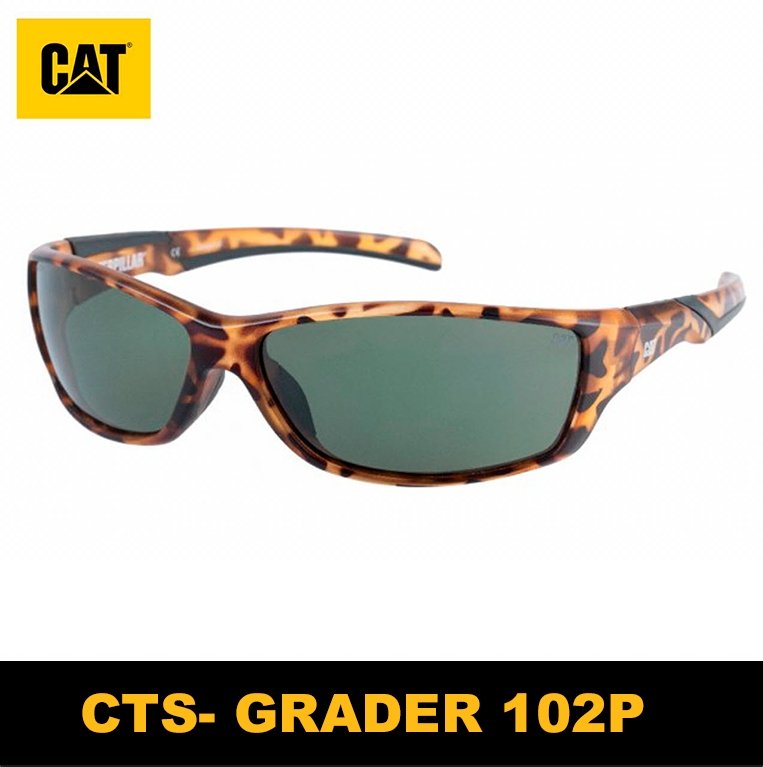 Lentes De Sol Cat Grader 102P Lunas Verdes Polarizadas - KATZER