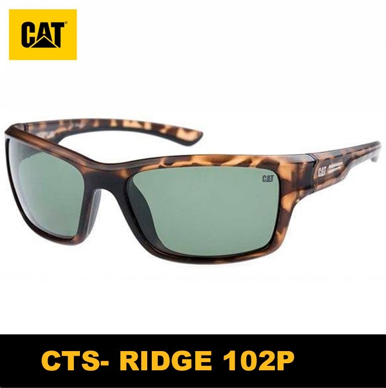 Lentes De Sol Cat Ridge 102P Lunas Verdes Polarizadas - KATZER