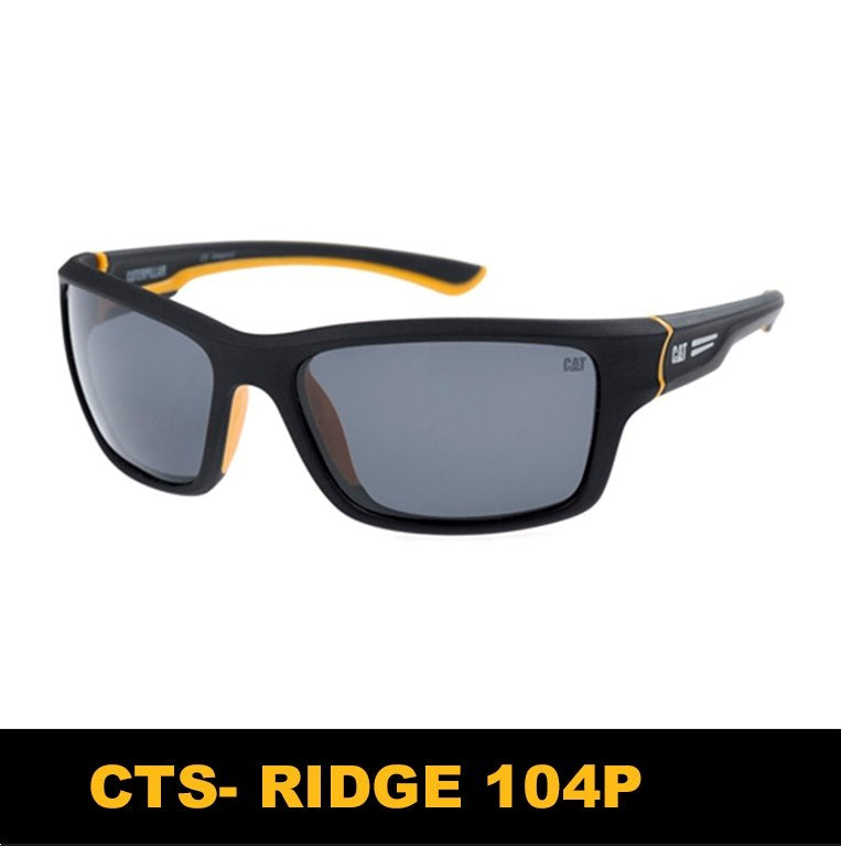 Lentes De Sol Cat Ridge 104P Lunas Negras Polarizadas - KATZER