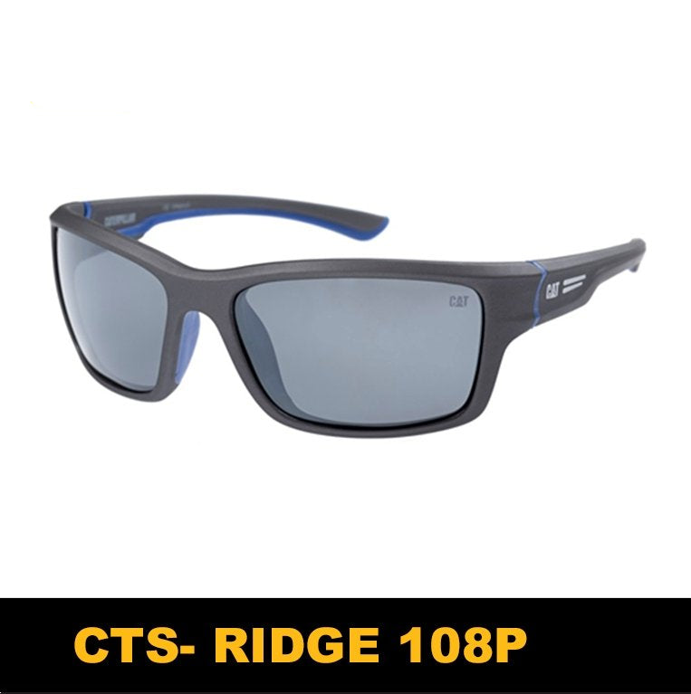 Lentes De Sol Cat Ridge 108P Lunas Negras Polarizadas - KATZER