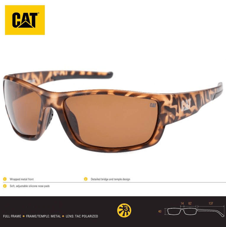 Lentes De Sol Shake 102P Lunas Marrones Polarizadas - KATZER