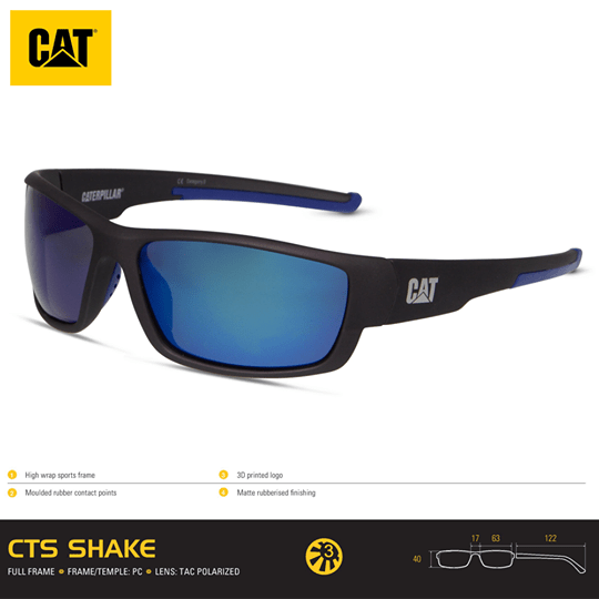 Lentes De Sol Shake 108P Lunas Azules Polarizadas - KATZER