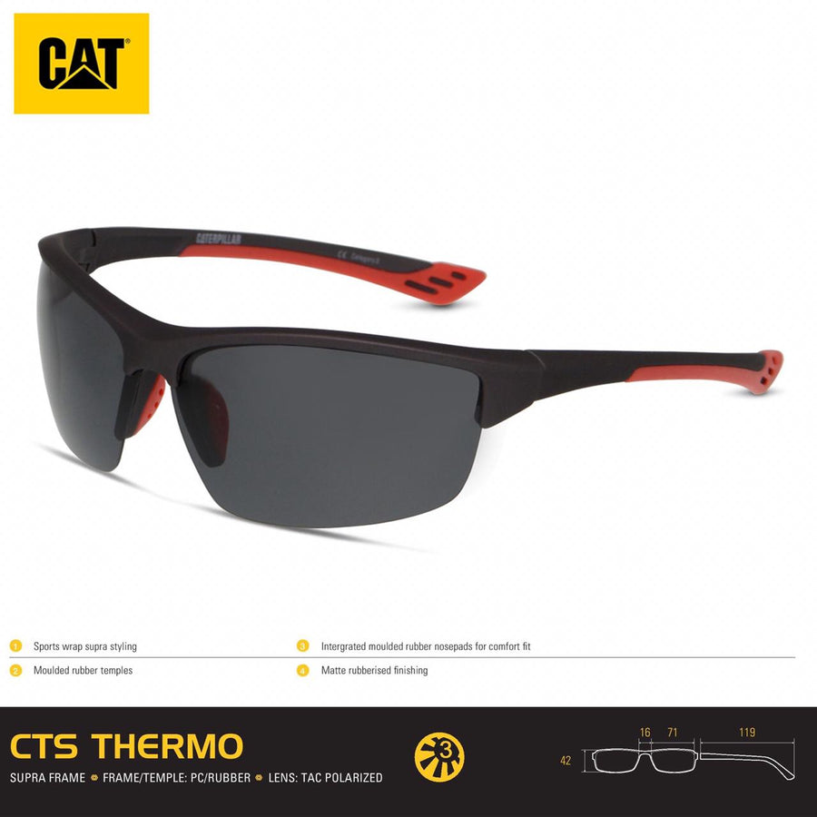 Lentes De Sol Thermo 108P Lunas Negras Polarizadas - KATZER