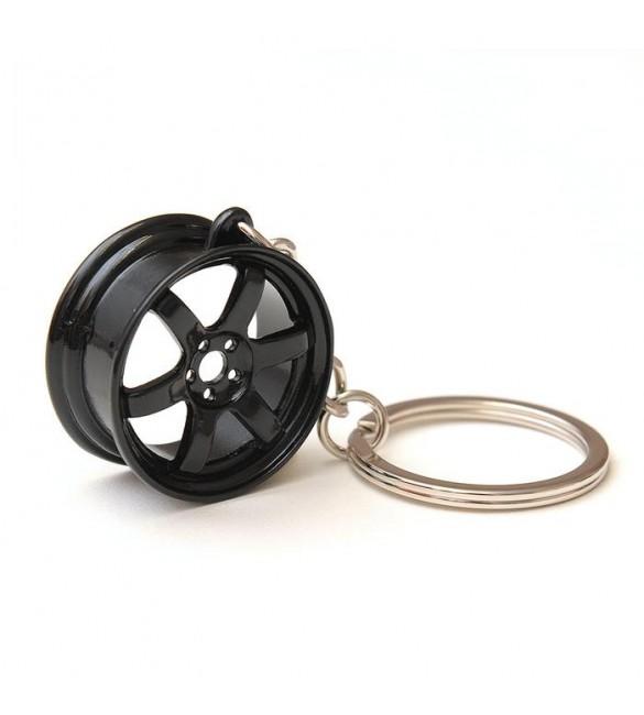 Llavero Aro 6 Líneas Negro - KATZER