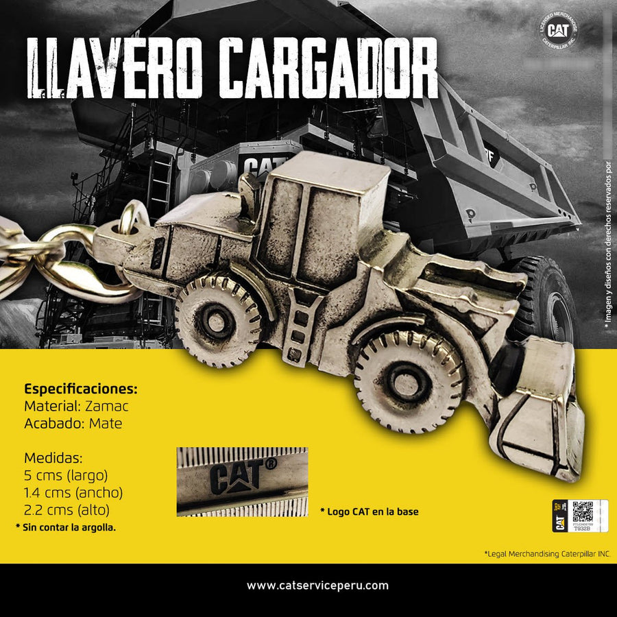 Llavero Cargador de Ruedas Caterpillar - KATZER