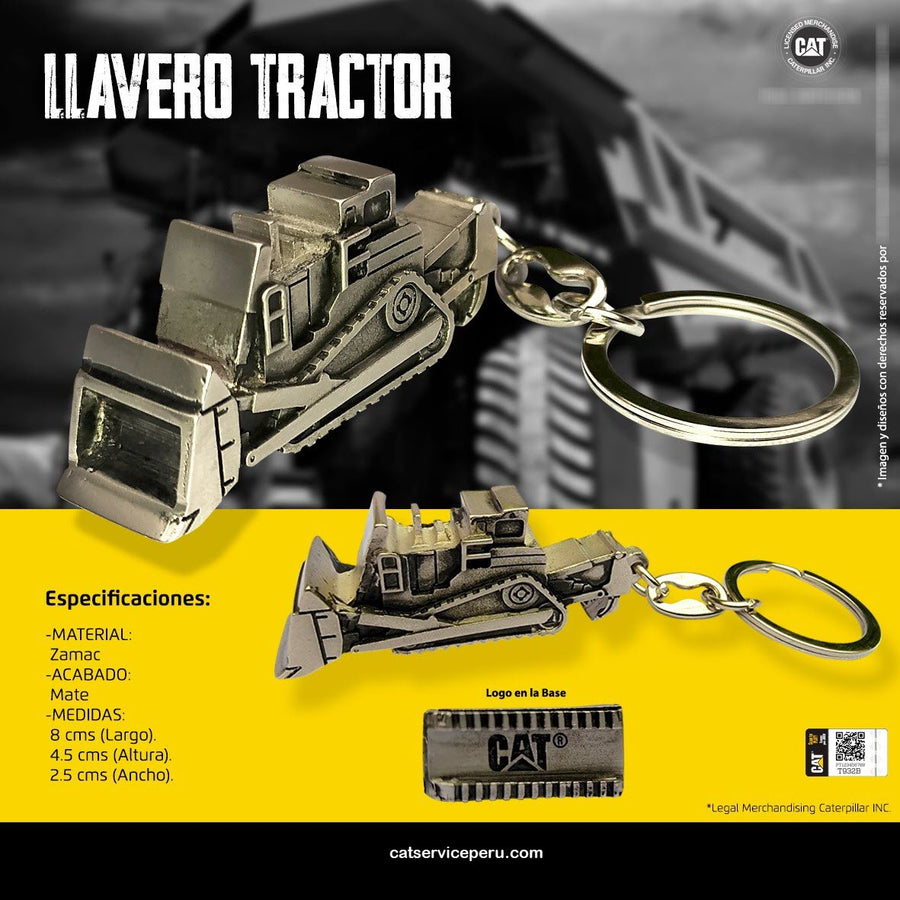 Llavero Tractor de Orugas Caterpillar - KATZER
