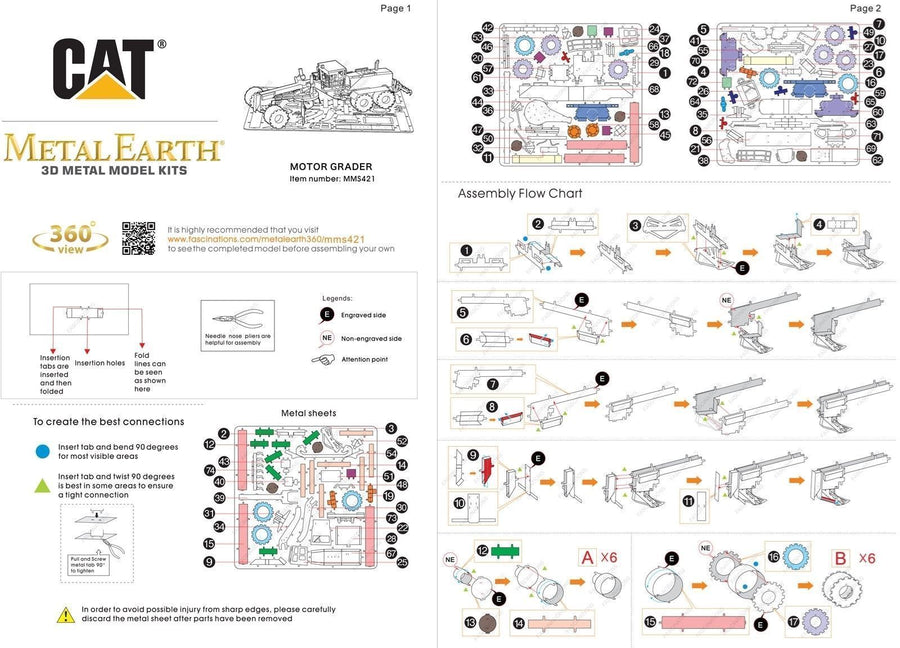 Motoniveladora - Cat Motor Grader (Armable) - KATZER