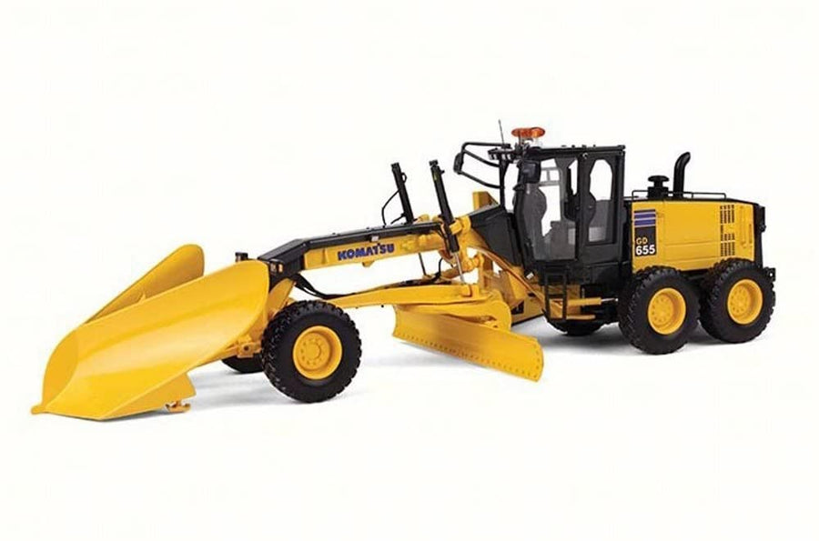 Motoniveladora Komatsu GD655 - 5 Escala 1:50 (Modelo Descontinuado) - KATZER