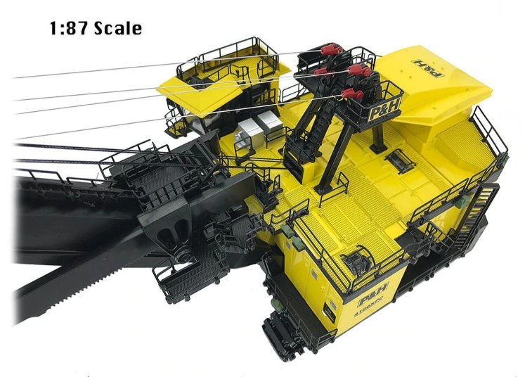 Pala Minera P&H 4100XPB Escala 1:87 (Modelo Descontinuado) - KATZER