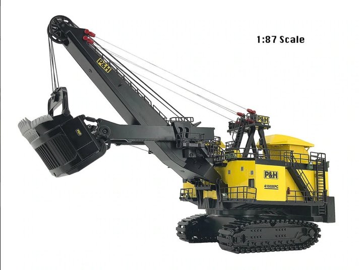 Pala Minera P&H 4100XPB Escala 1:87 (Modelo Descontinuado) - KATZER