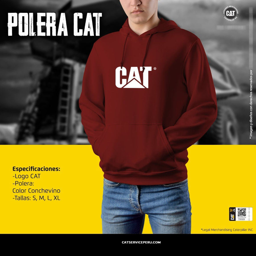 Polera Cat Conche Vino - KATZER