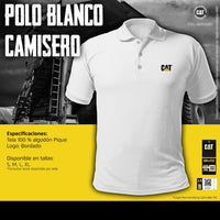 Thumbnail for Polo Cat Blanco De Pique - KATZER