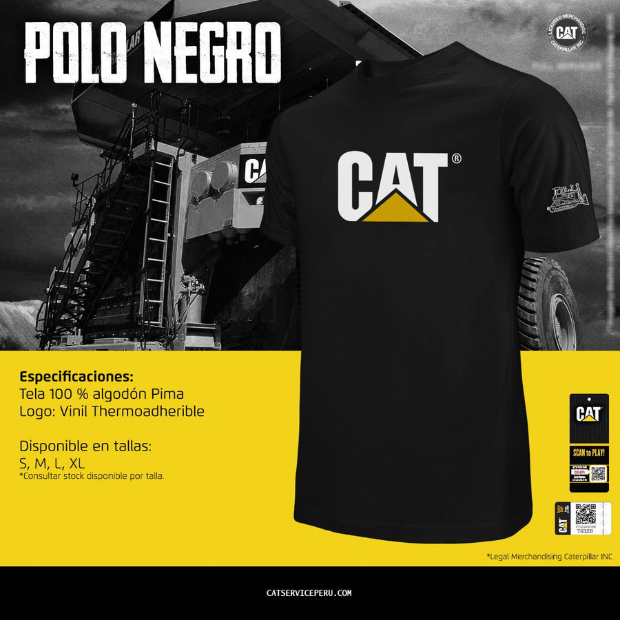 Polo Cat Negro - KATZER