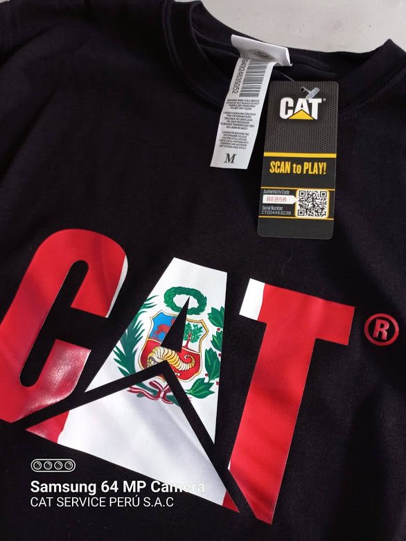 Polo Cat Negro - Perú (Edición Limitada) - KATZER