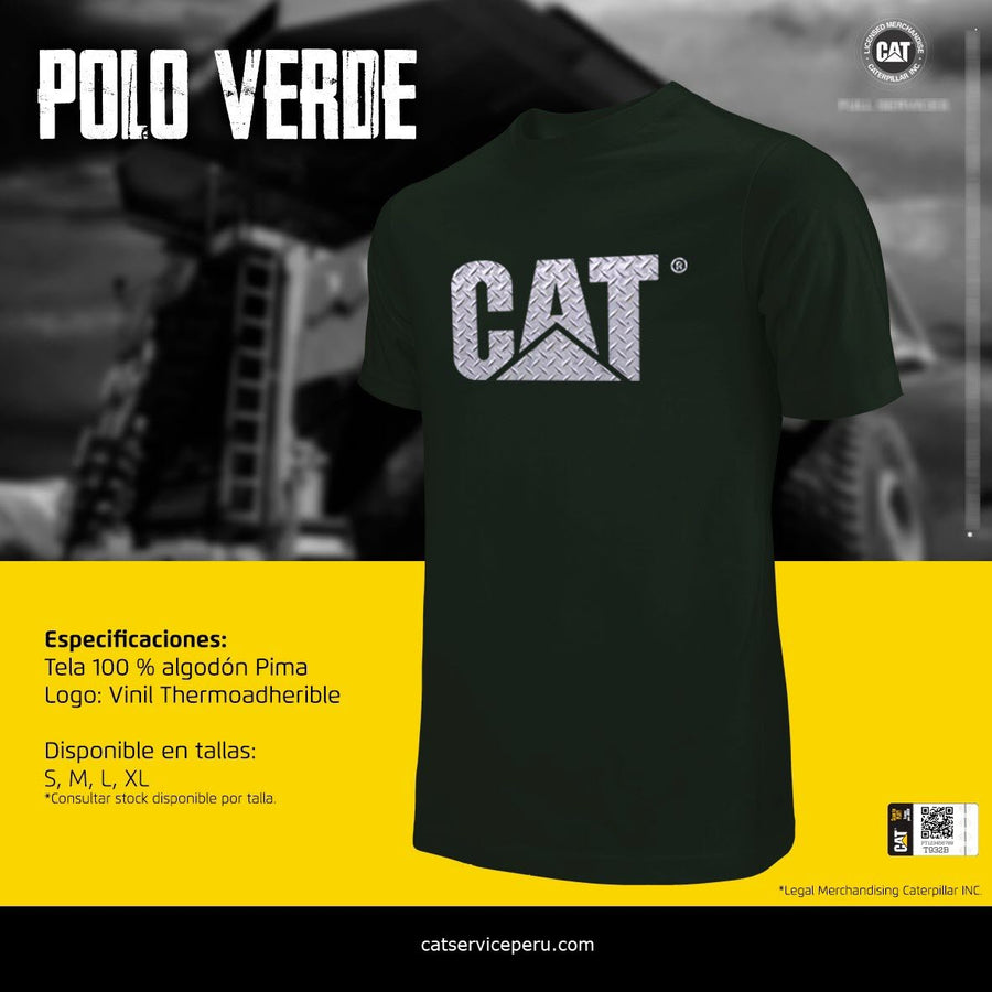 Polo Cat Verde Militar (Edición Limitada) - KATZER