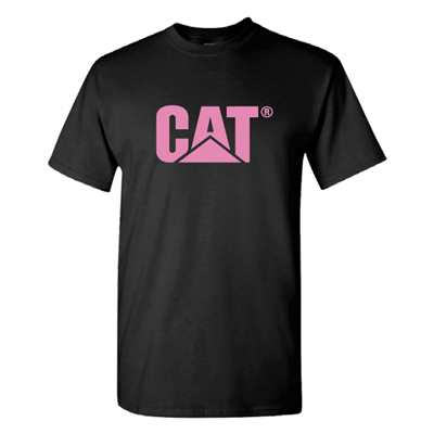 Polo Negro de Dama con logo Rosa - KATZER