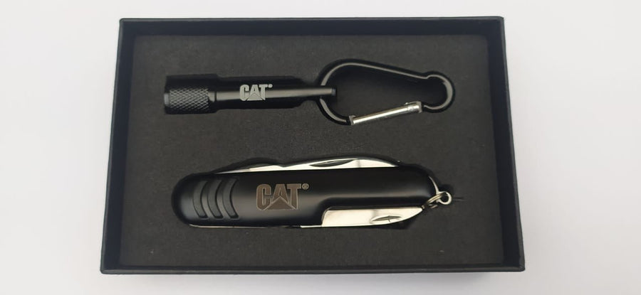 Set De Multi Herramienta Cat + Mini Linterna - KATZER
