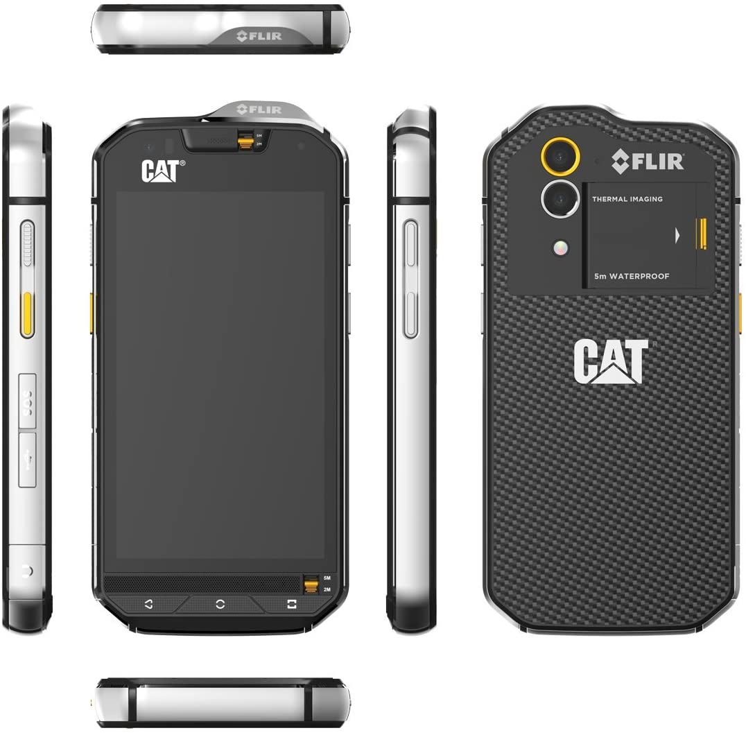 Smartphone CAT S60 Batería de 3800 mAh, Cámara Térmica FLIR Integrada, Resistente al Agua, 3GB RAM 32GB ROM - KATZER