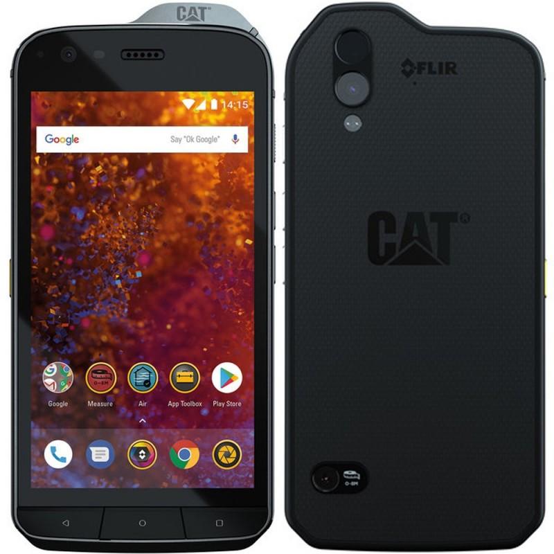 Smartphone CAT S61 Batería de 4500 mAh, Cámara Termica FLIR, Medidor de Distancia Laser, Sensor de Calidad de Aire, 4GB RAM 64GB ROM - KATZER
