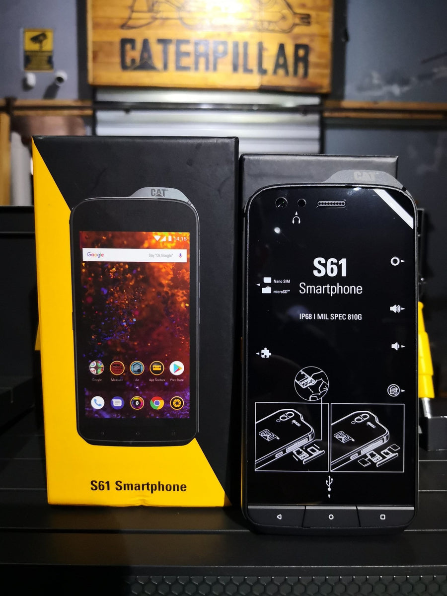 Smartphone CAT S61 Batería de 4500 mAh, Cámara Termica FLIR, Medidor de Distancia Laser, Sensor de Calidad de Aire, 4GB RAM 64GB ROM - KATZER