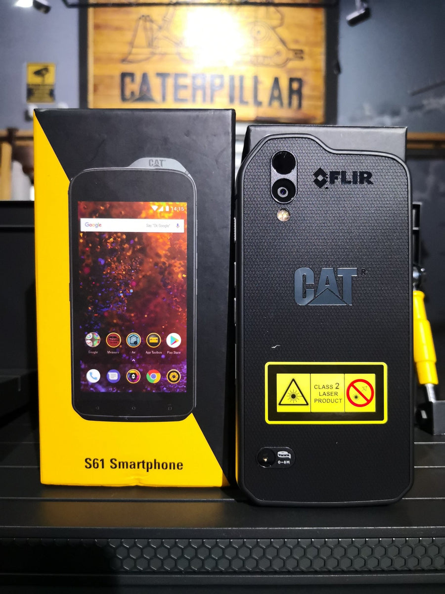 Smartphone CAT S61 Batería de 4500 mAh, Cámara Termica FLIR, Medidor de Distancia Laser, Sensor de Calidad de Aire, 4GB RAM 64GB ROM - KATZER
