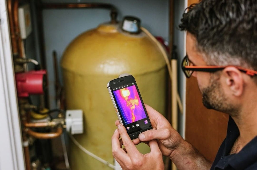 Smartphone CAT S61 Batería de 4500 mAh, Cámara Termica FLIR, Medidor de Distancia Laser, Sensor de Calidad de Aire, 4GB RAM 64GB ROM - KATZER