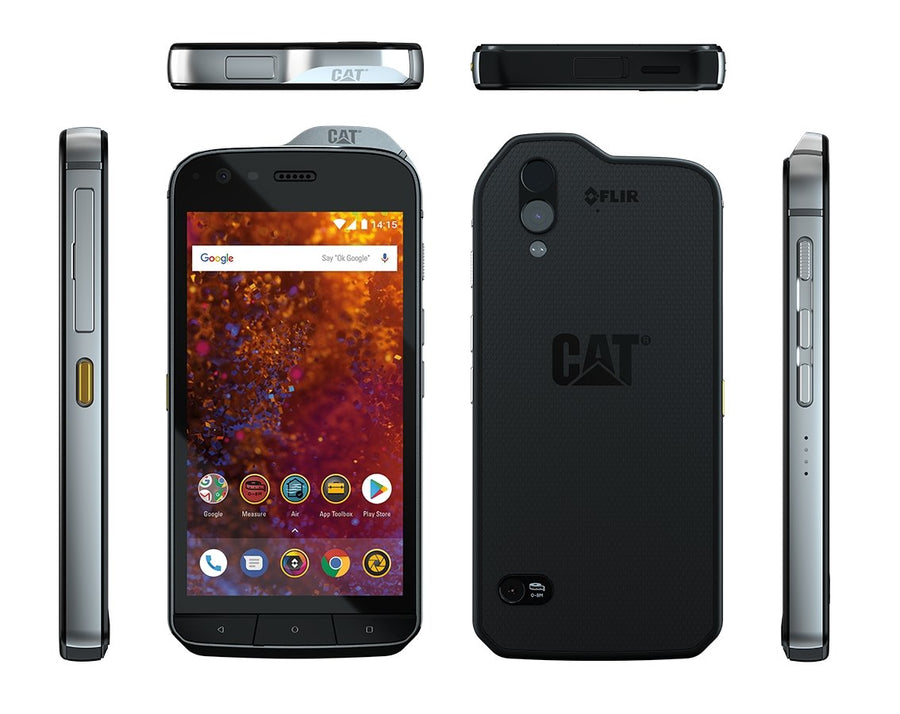 Smartphone CAT S61 Batería de 4500 mAh, Cámara Termica FLIR, Medidor de Distancia Laser, Sensor de Calidad de Aire, 4GB RAM 64GB ROM - KATZER