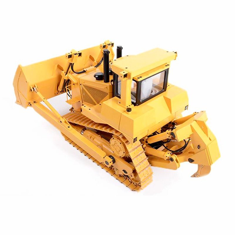Tractor de Orugas D9T Full Metal a Control Remoto Escala 1:14 - Con Sistema Hidráulico - KATZER