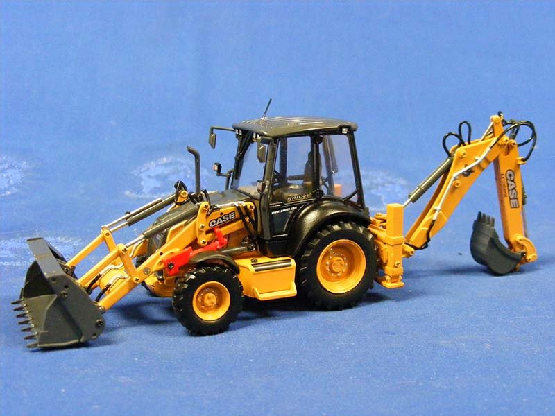 UH8079 Retroexcavadora Case 580 ST Escala 1:50 (Modelo Descontinuado) - KATZER