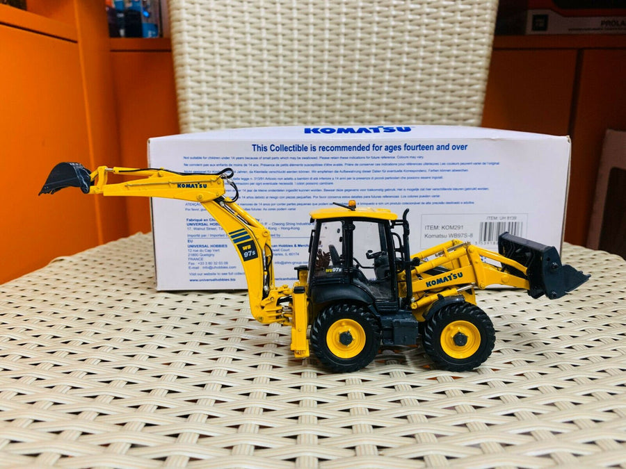 UH8139 Retroexcavadora Komatsu WB97S-8 Escala 1:50 - KATZER