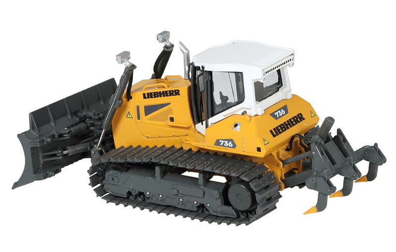Tractor De Orugas Liebherr PR 736 Escala 1:50