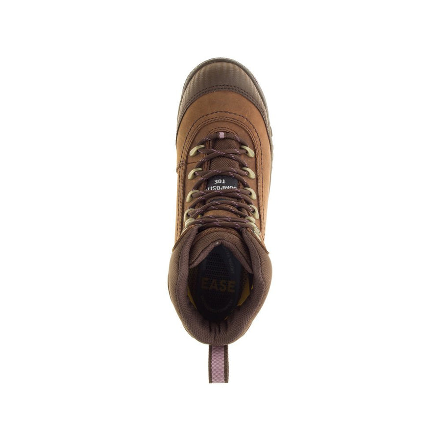 Zapato Industrial Caterpillar Ally 6" WP CT Brown P90760 - KATZER